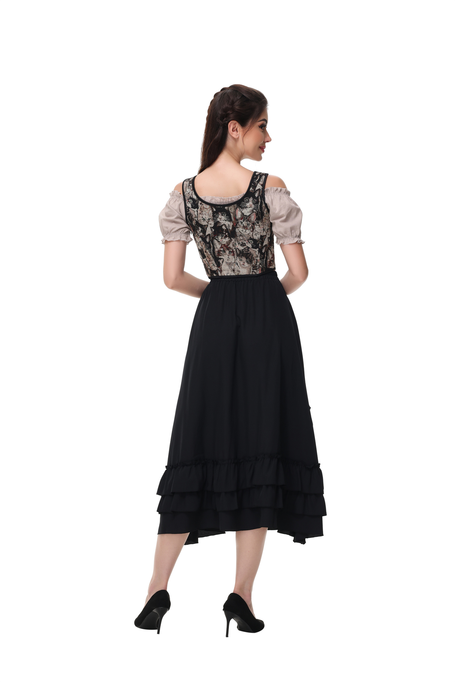 Vintage Renaissance bustier shapewear top Costume Vest